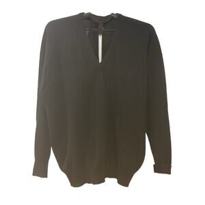 Neiman Marcus Black Pure Cashmere Sweater